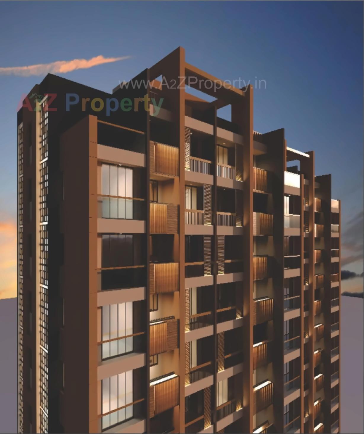 3D Elevation of real estate project The Shaligram located at Mota-mava, Rajkot, Gujarat