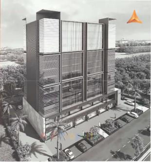 Elevation of real estate project The Spire located at Rajkot, Rajkot, Gujarat