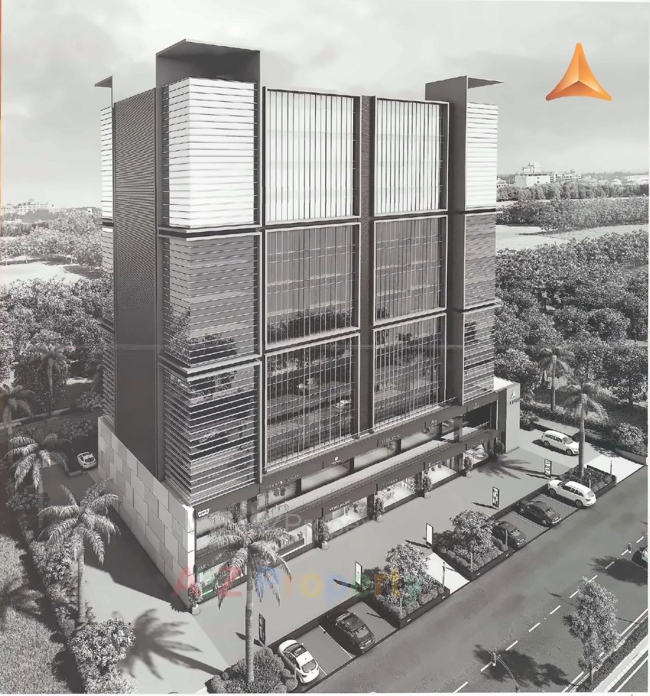 3D Elevation of real estate project The Spire located at Rajkot, Rajkot, Gujarat