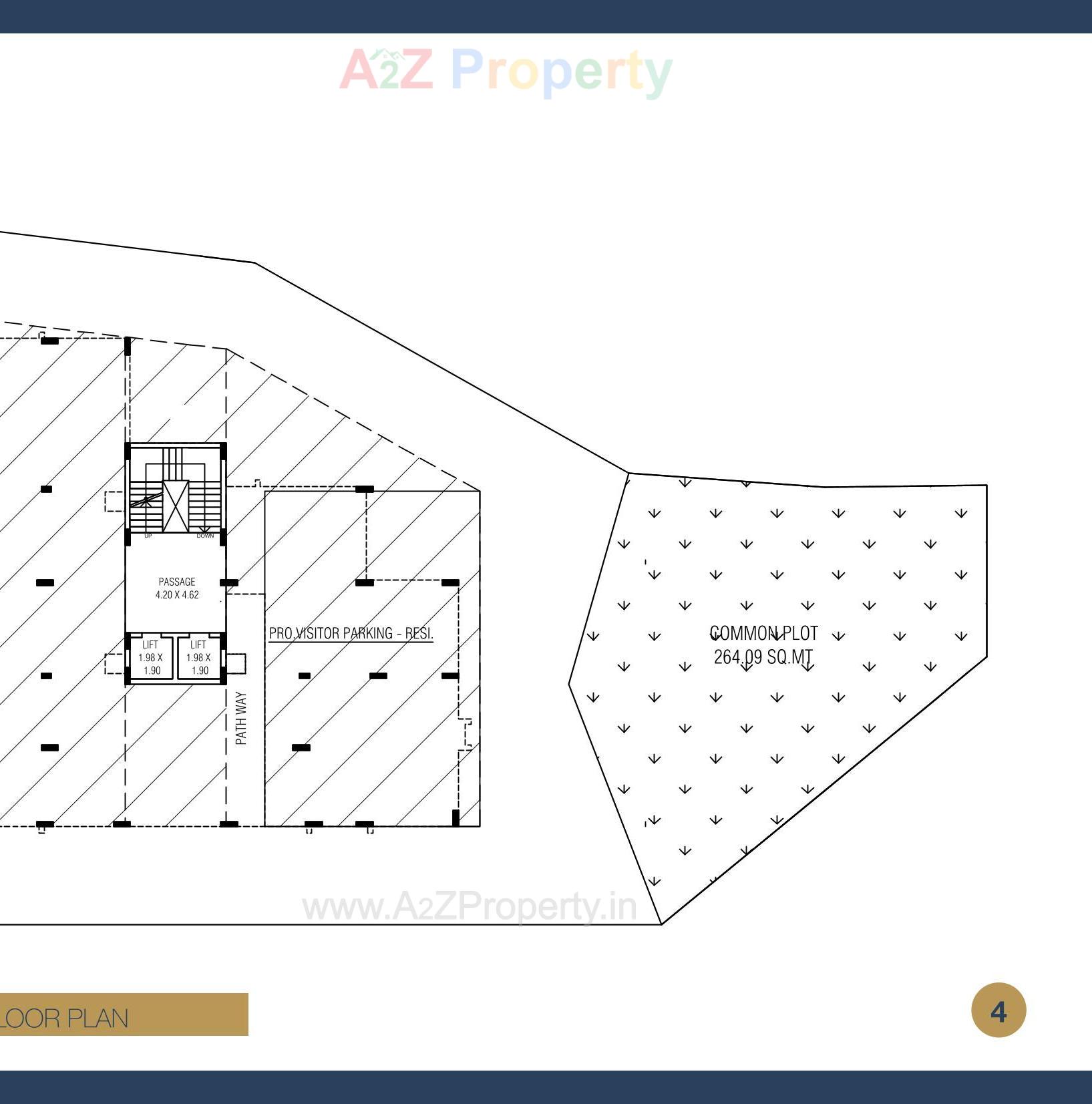 Layout of real estate project The Spreb Glory located at Nanamava, Rajkot, Gujarat