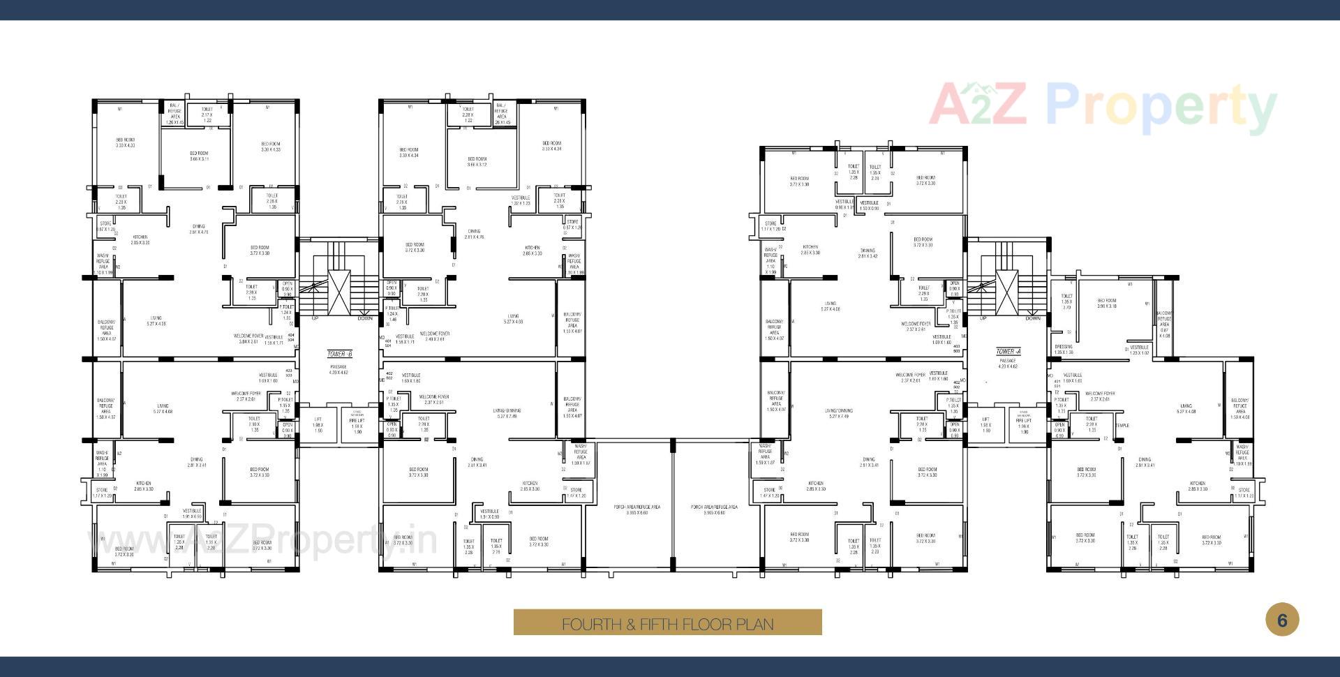 Layout of real estate project The Spreb Glory located at Nanamava, Rajkot, Gujarat