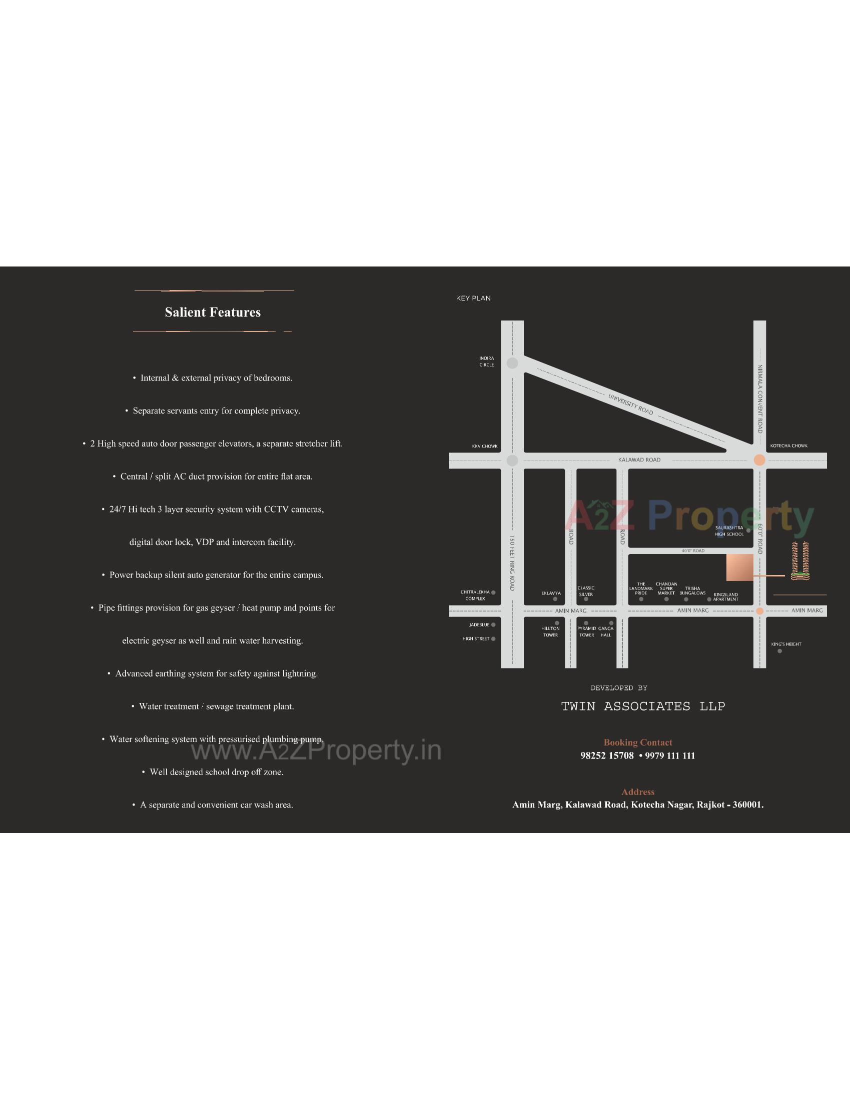  of real estate project The Twin Towers located at Rajkot, Rajkot, Gujarat