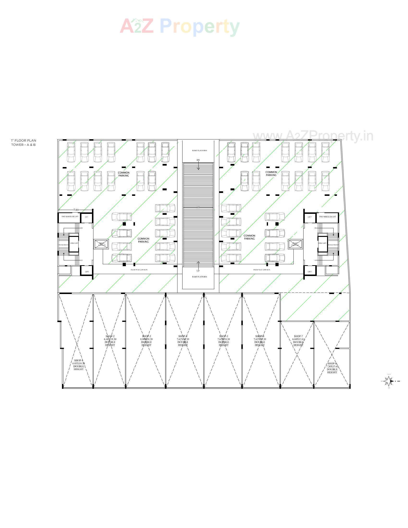  of real estate project The Twin Towers located at Rajkot, Rajkot, Gujarat