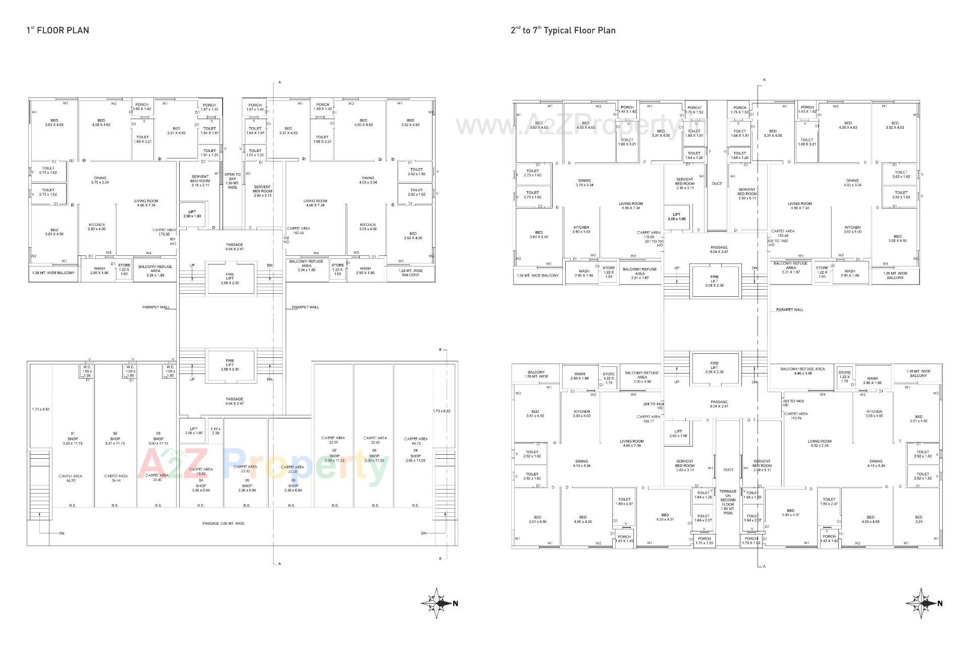 Layout of real estate project The View located at Vajdi-gadh, Rajkot, Gujarat