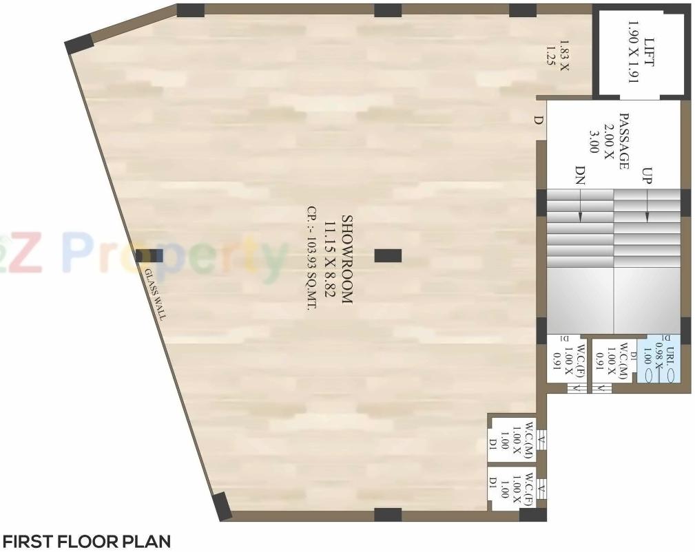 Layout of real estate project The Vrundavan located at Rajkot, Rajkot, Gujarat