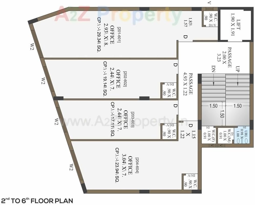 Layout of real estate project The Vrundavan located at Rajkot, Rajkot, Gujarat