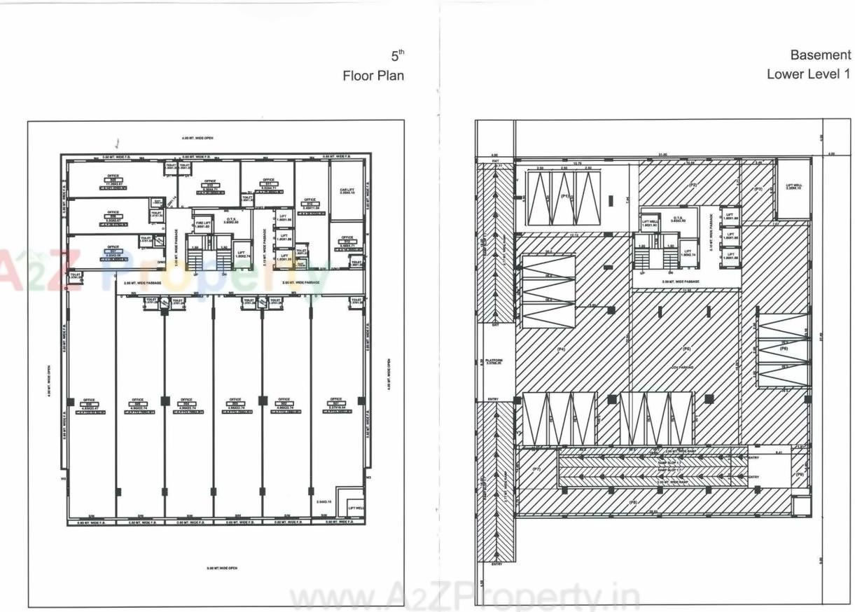 Layout of real estate project Time Square Ii located at Madhapar, Rajkot, Gujarat