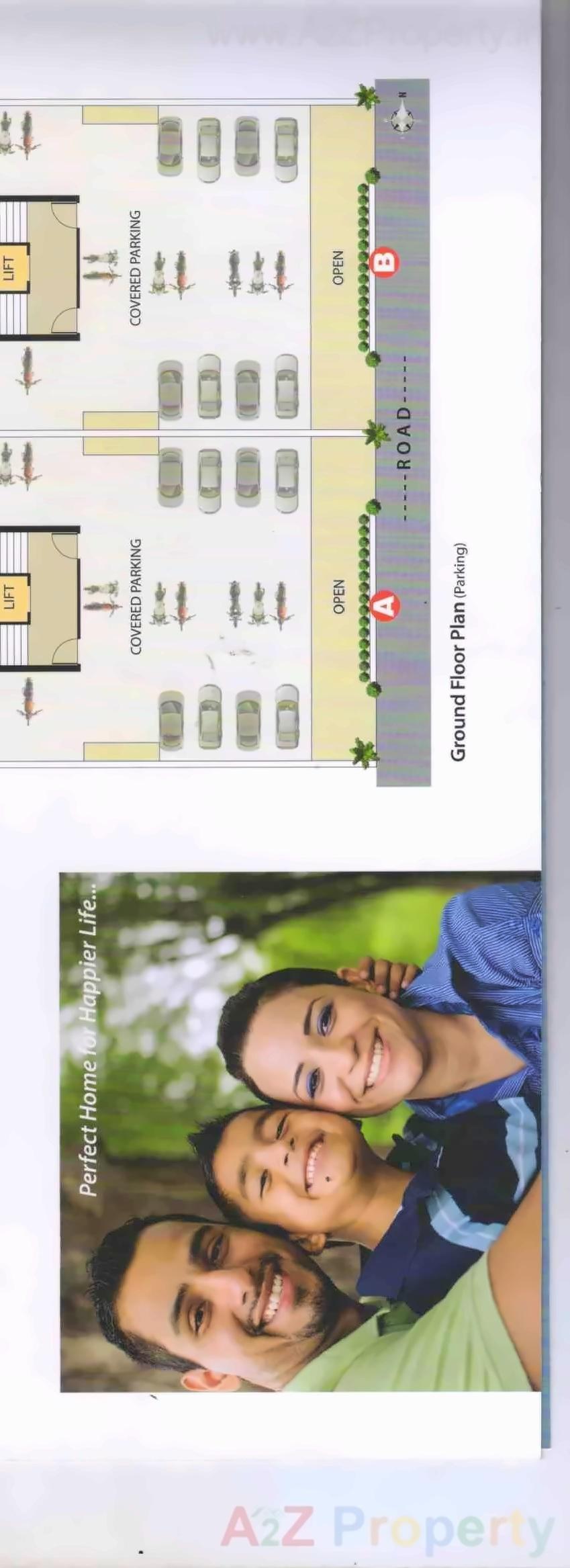 Layout of real estate project Tirth Avenue located at Rajkot, Rajkot, Gujarat