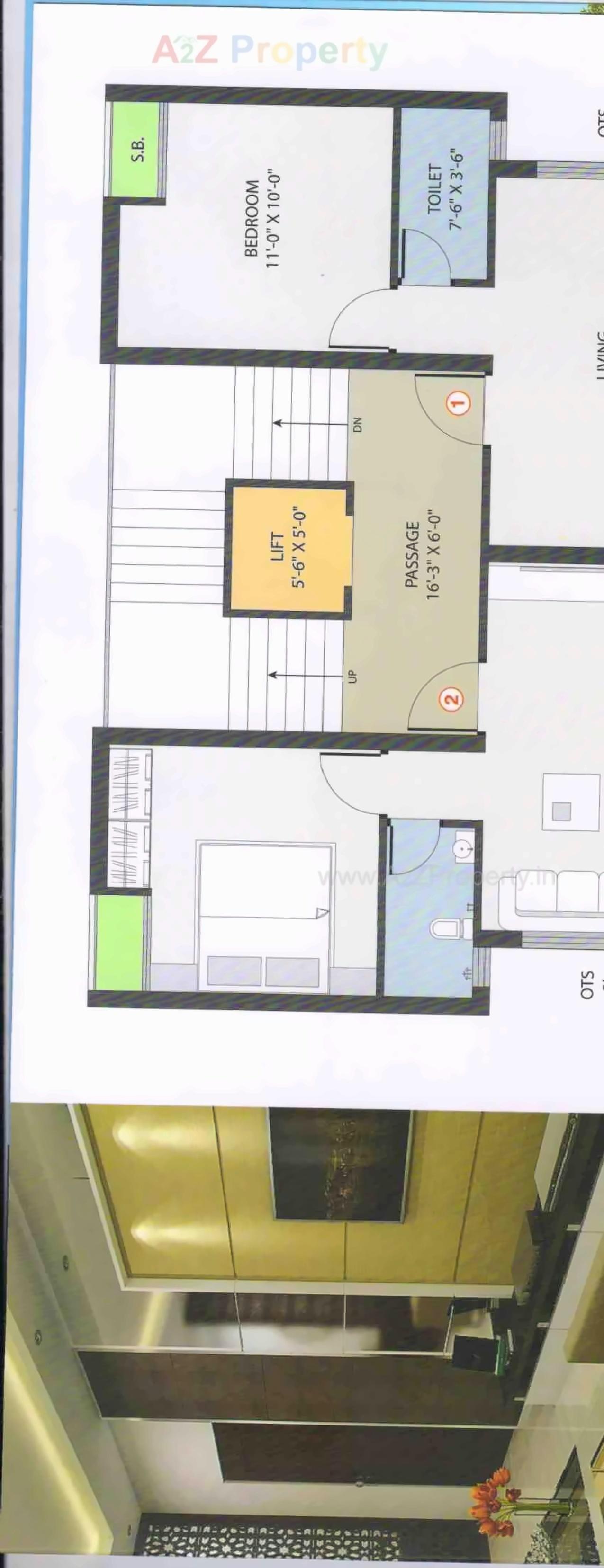 Layout of real estate project Tirth Avenue located at Nana-mava, Rajkot, Gujarat
