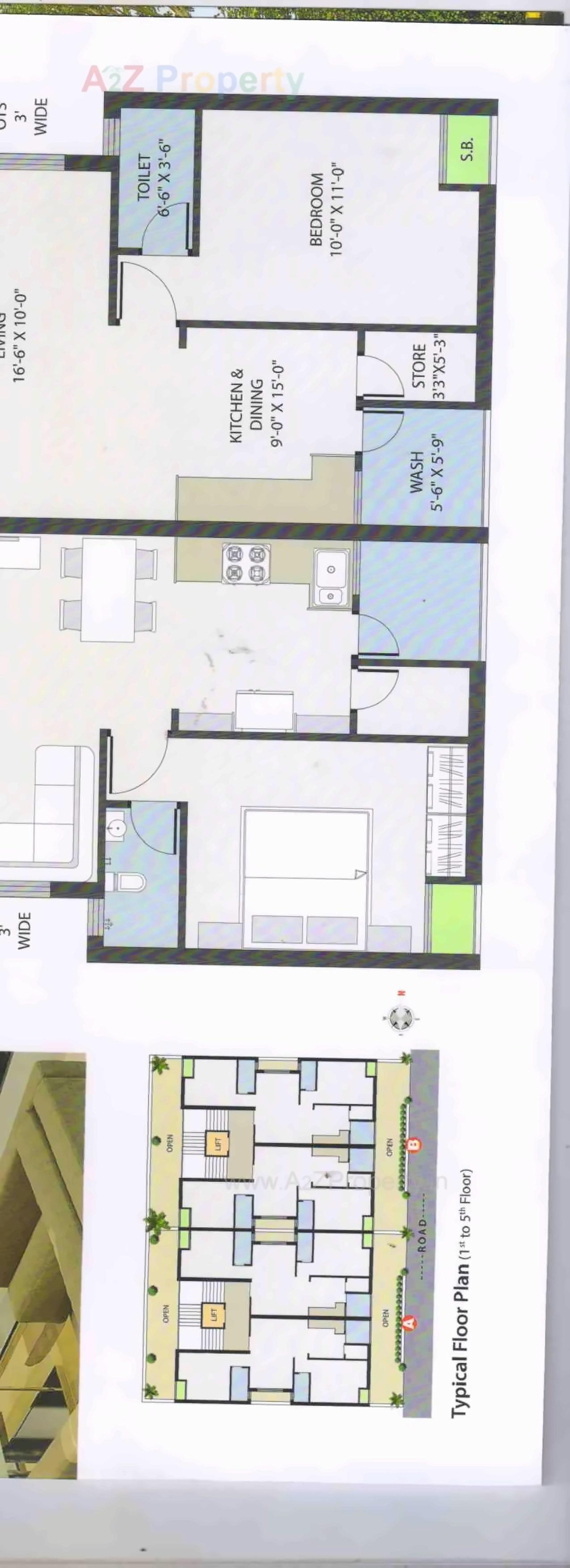 Layout of real estate project Tirth Avenue located at Nana-mava, Rajkot, Gujarat