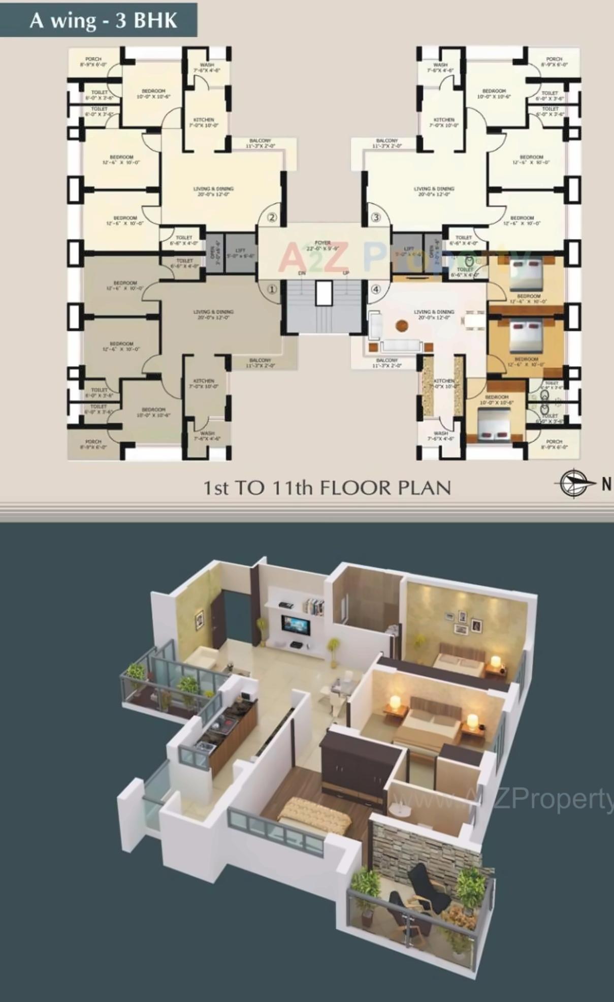 Layout of real estate project Tirth located at Ghanteshwar, Rajkot, Gujarat