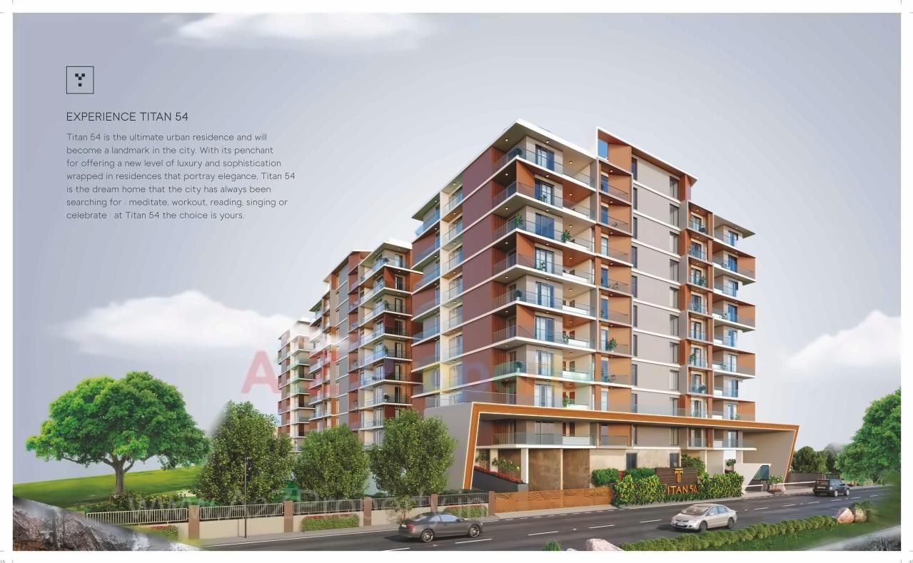 3D Elevation of real estate project Titan located at Nanamava, Rajkot, Gujarat