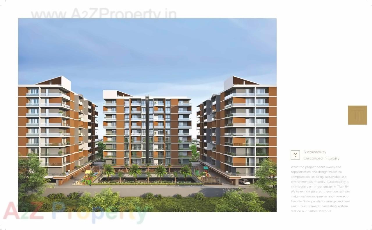 3D Elevation of real estate project Titan located at Nanamava, Rajkot, Gujarat