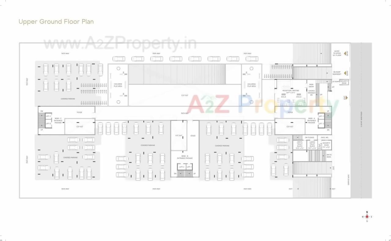 Layout of real estate project Titan located at Nanamava, Rajkot, Gujarat