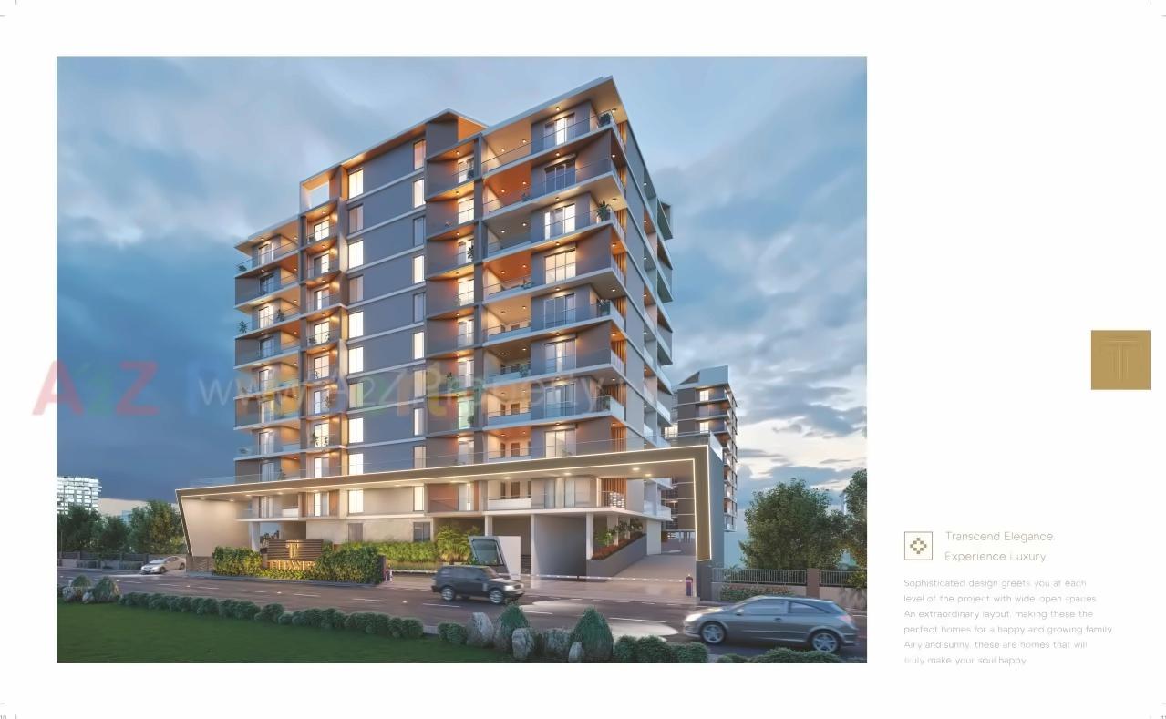 3D Elevation of real estate project Titan located at Nanamava, Rajkot, Gujarat