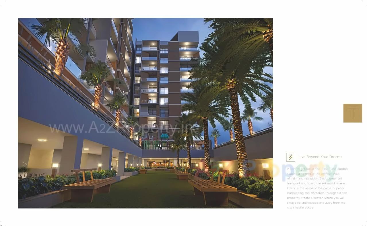 3D Elevation of real estate project Titan located at Nanamava, Rajkot, Gujarat