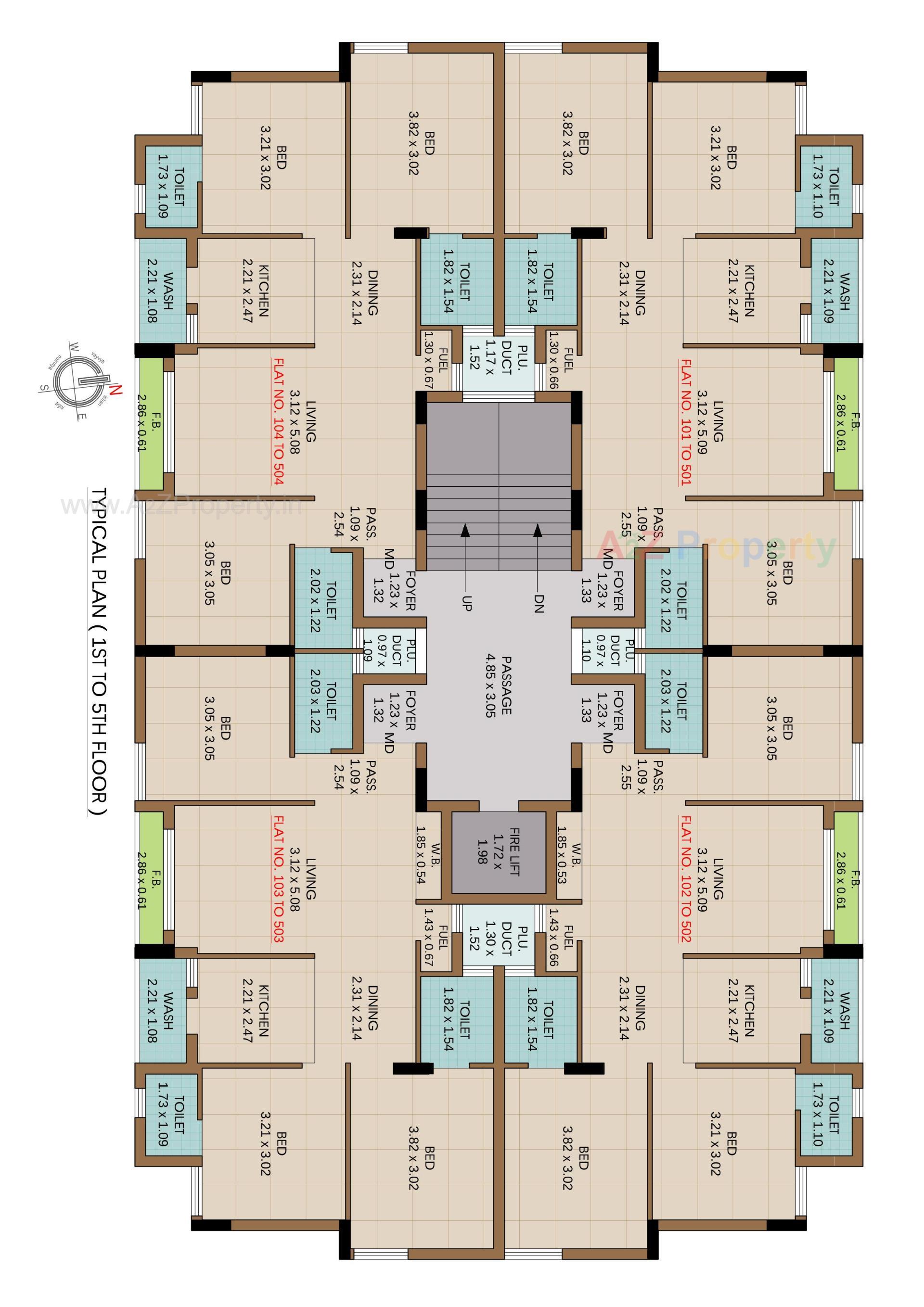 Layout of real estate project Tulshi Sanidhya located at Rajkot, Rajkot, Gujarat