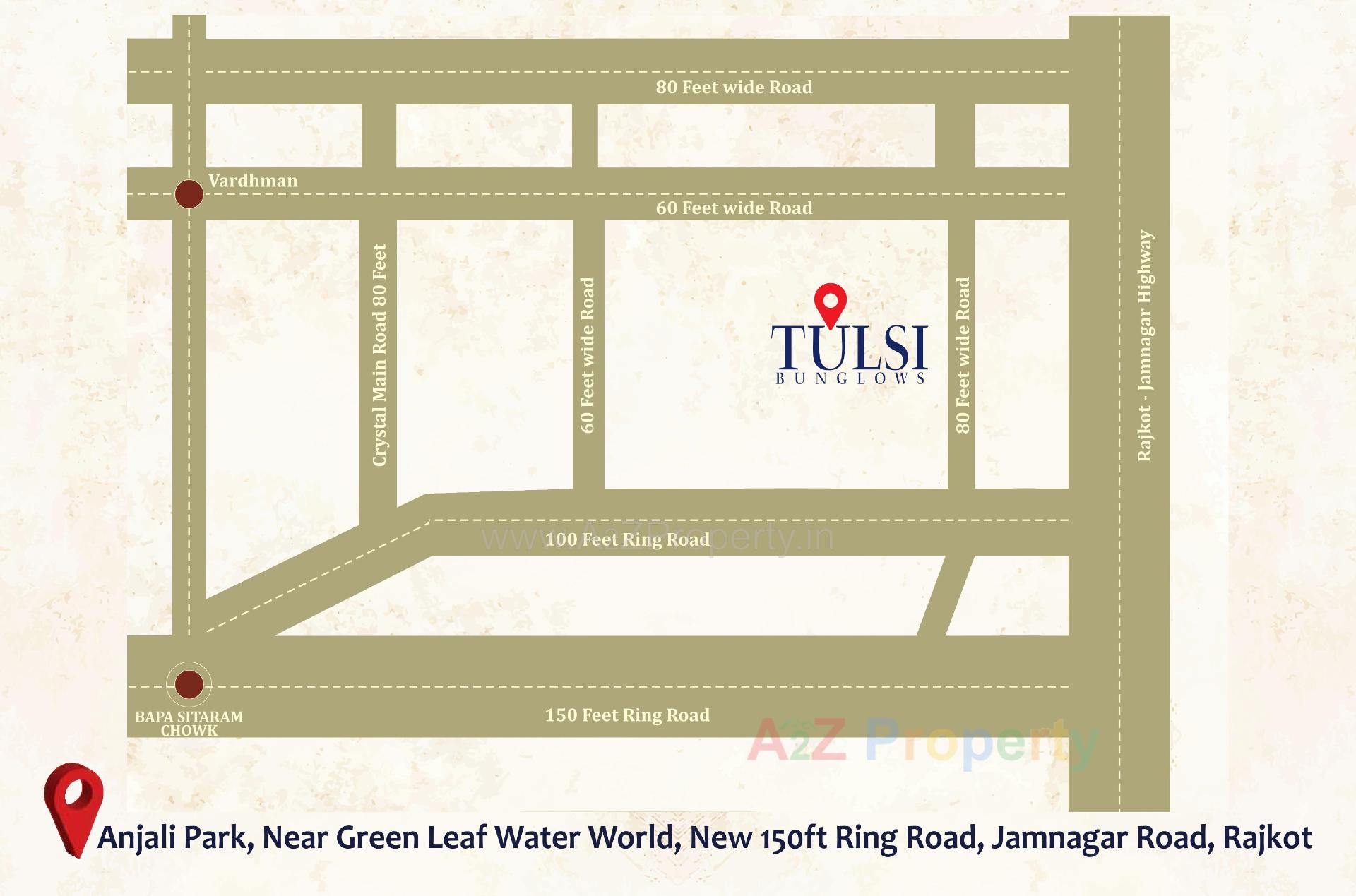  of real estate project Tulsi Bunglows located at Rajkot, Rajkot, Gujarat