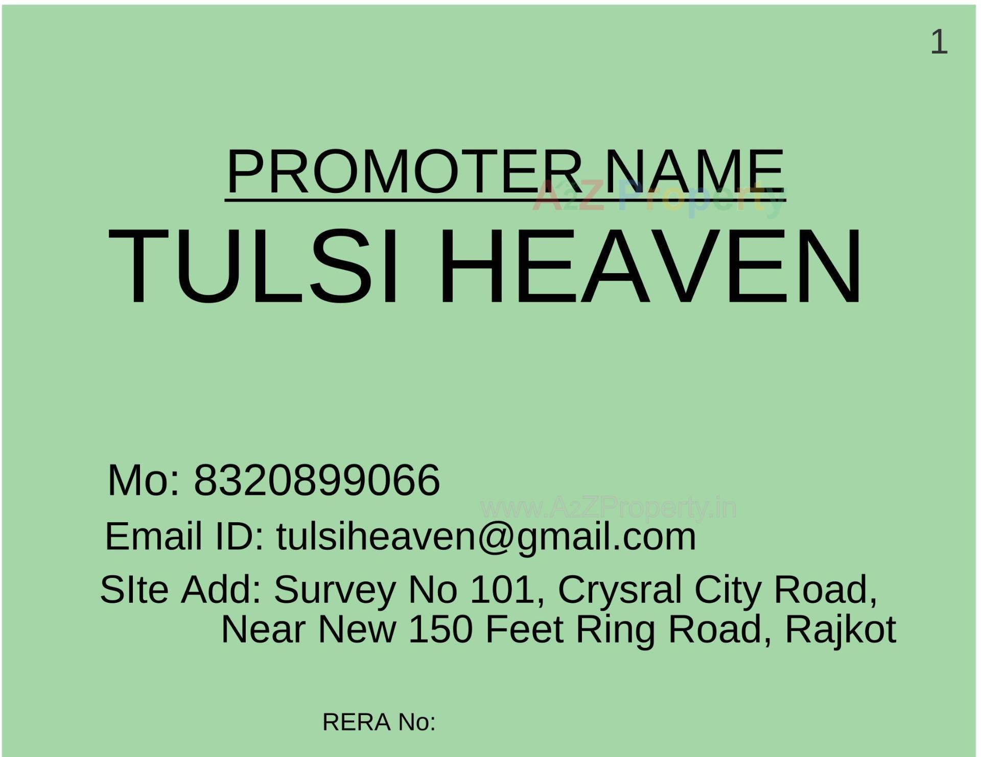  of real estate project Tulsi located at Ghanteshwar, Rajkot, Gujarat