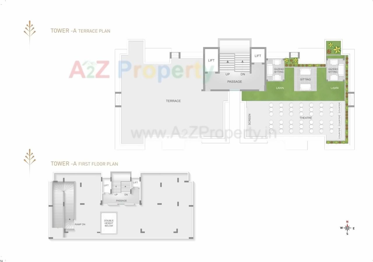 Layout of real estate project Tulsi Green located at Motamava, Rajkot, Gujarat