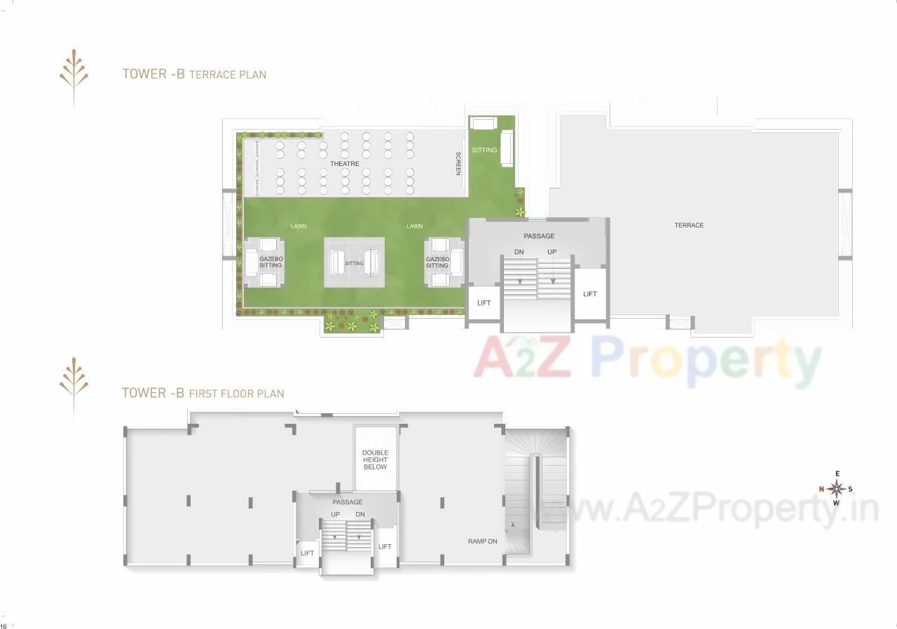 Layout of real estate project Tulsi Green located at Motamava, Rajkot, Gujarat