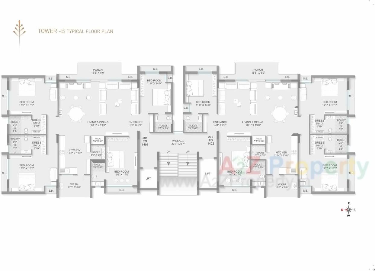 Layout of real estate project Tulsi Green located at Motamava, Rajkot, Gujarat