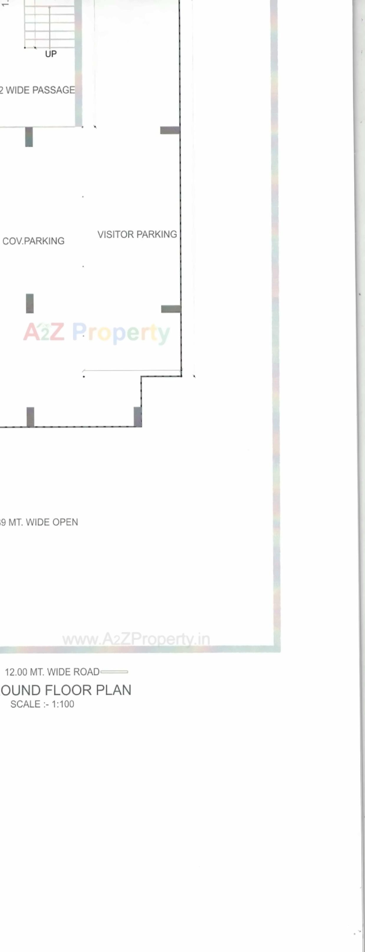 Layout of real estate project Tulsi Patra located at Ghanteshwar, Rajkot, Gujarat