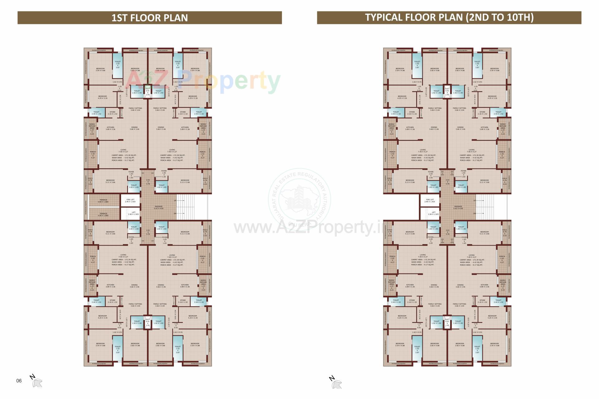 Layout of real estate project Tulsi Platina located at Mavdi, Rajkot, Gujarat