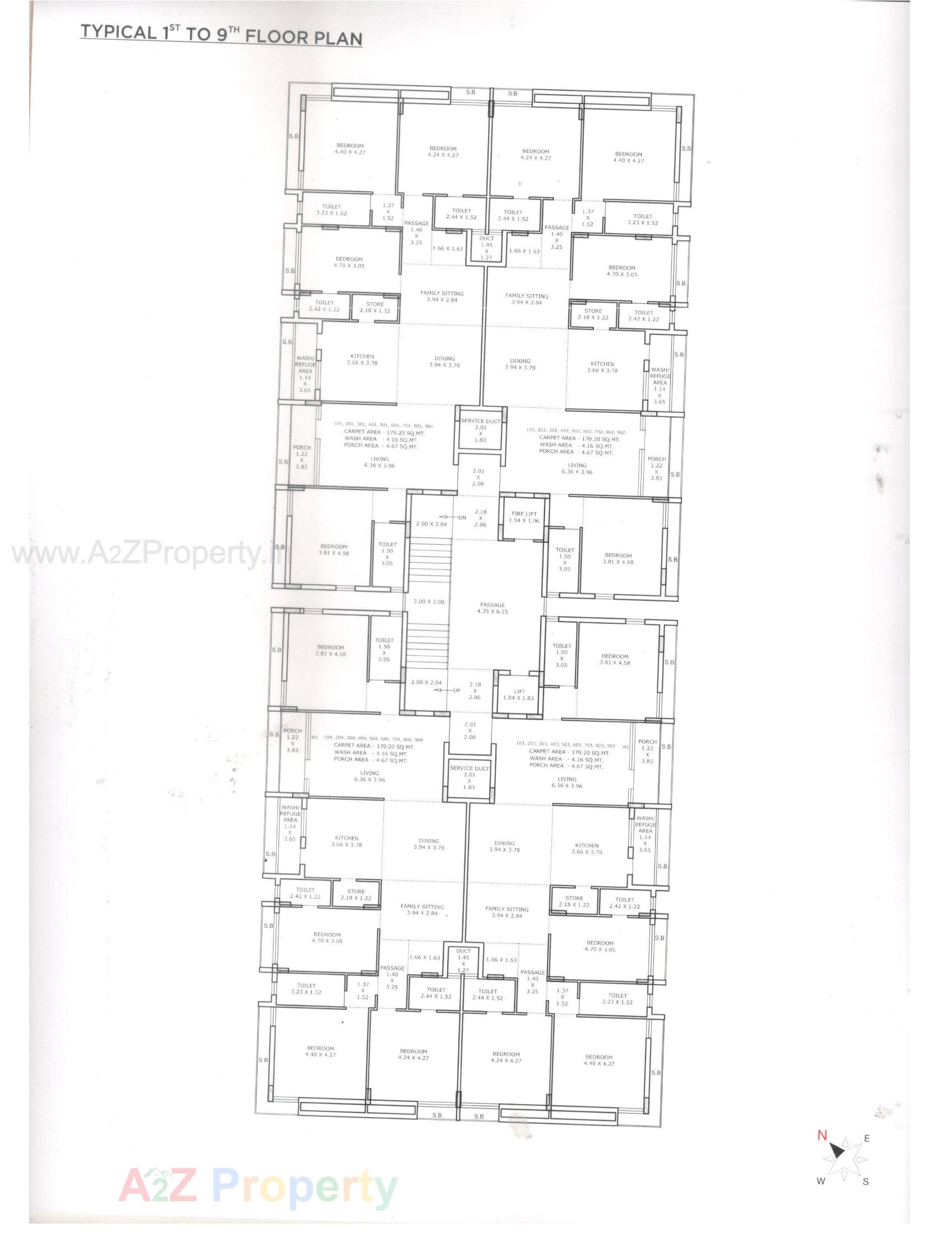 Layout of real estate project Tulsi Pride located at Mavdi, Rajkot, Gujarat