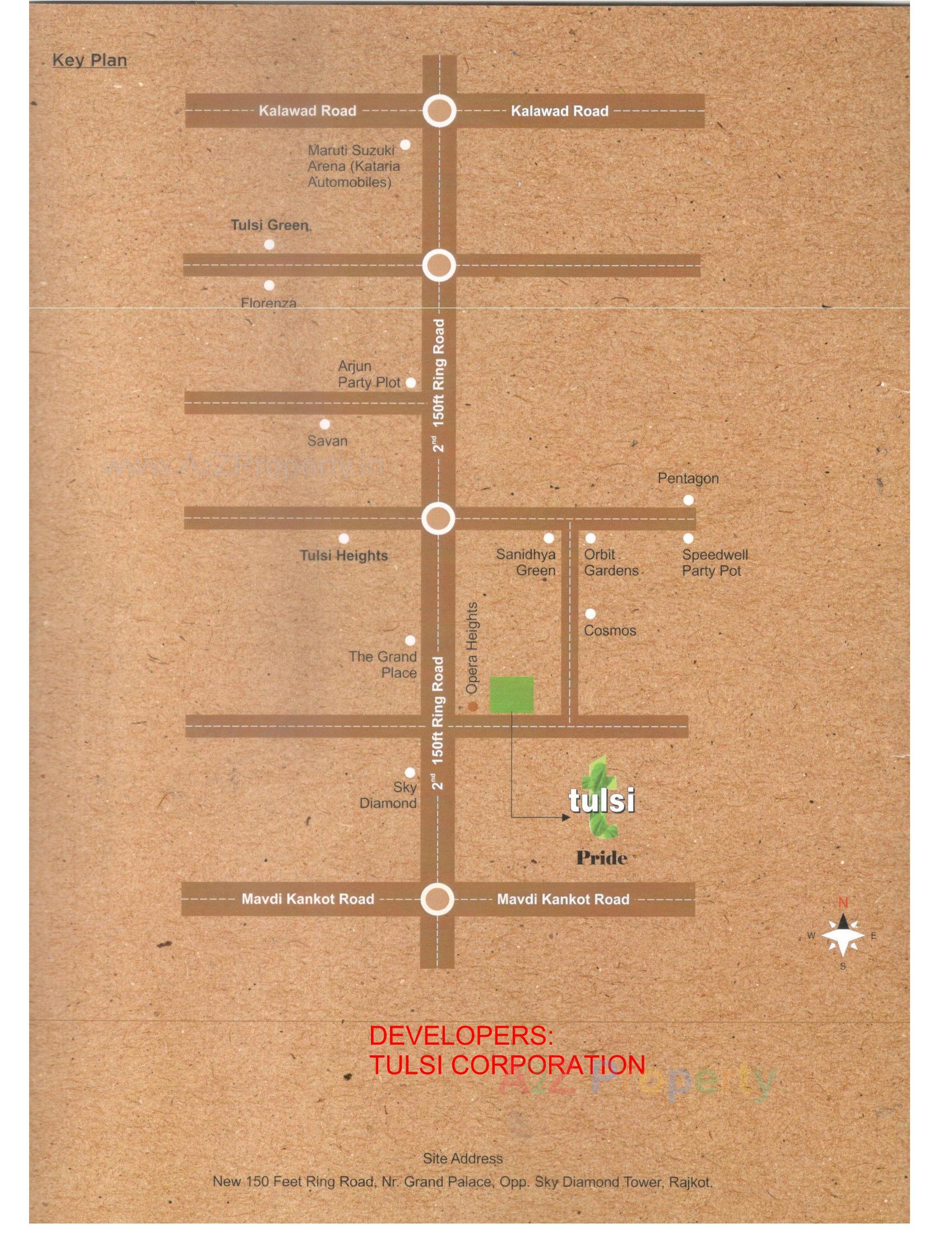  of real estate project Tulsi Pride located at Mavdi, Rajkot, Gujarat