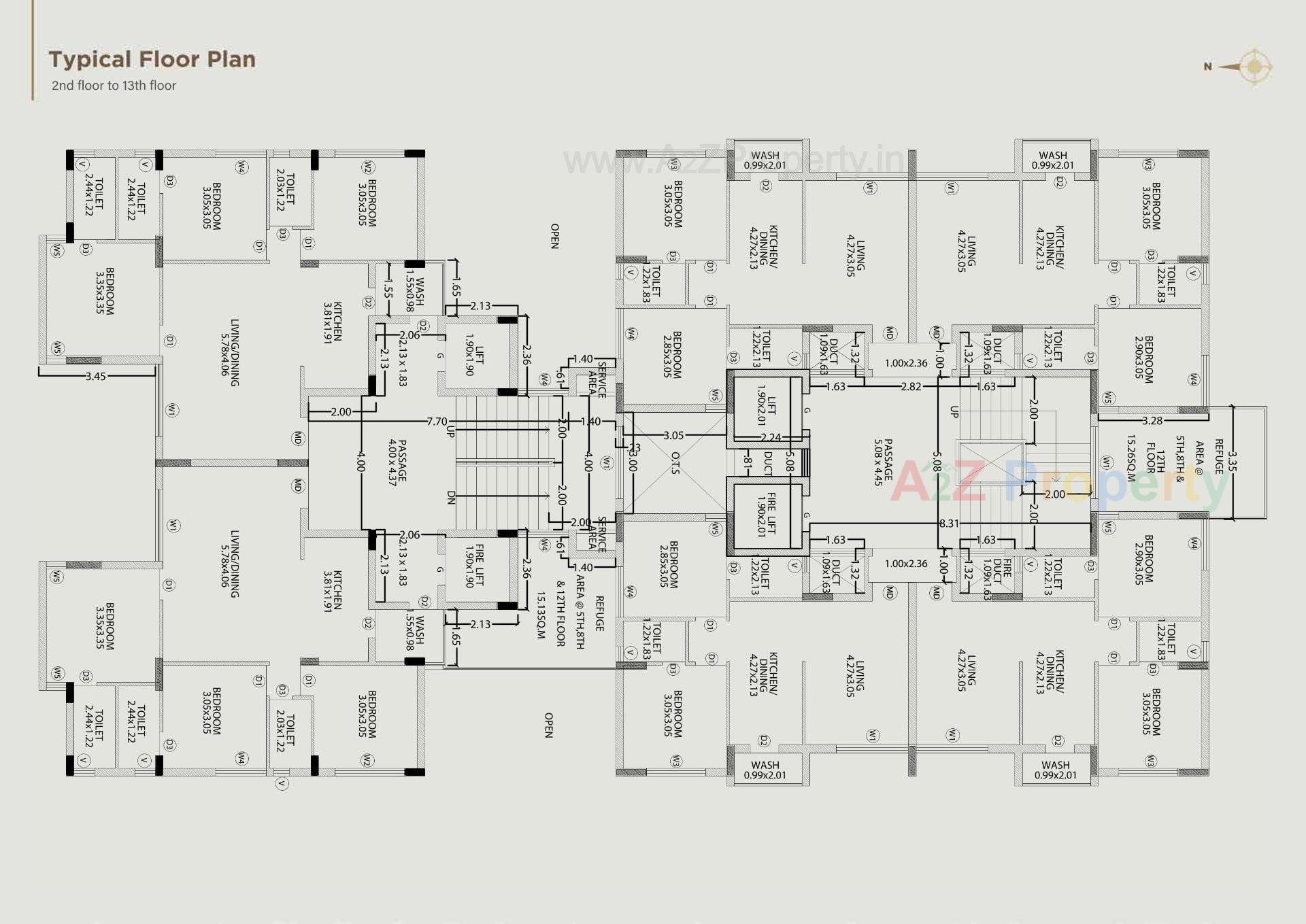 Layout of real estate project Tulsipatra located at Ghanteswar, Rajkot, Gujarat