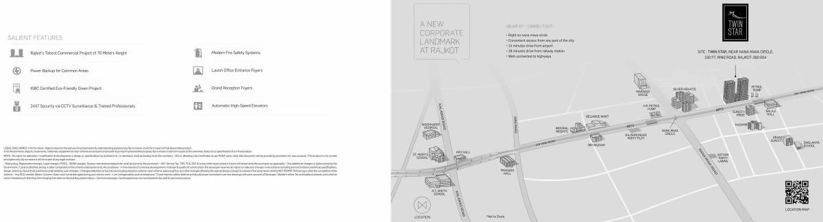  of real estate project Twin Star located at Nana-mava, Rajkot, Gujarat