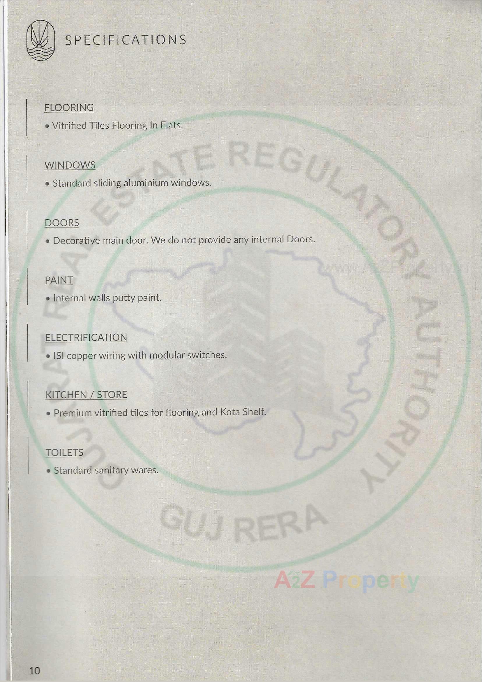  of real estate project Unique Aspire located at Mavdi, Rajkot, Gujarat