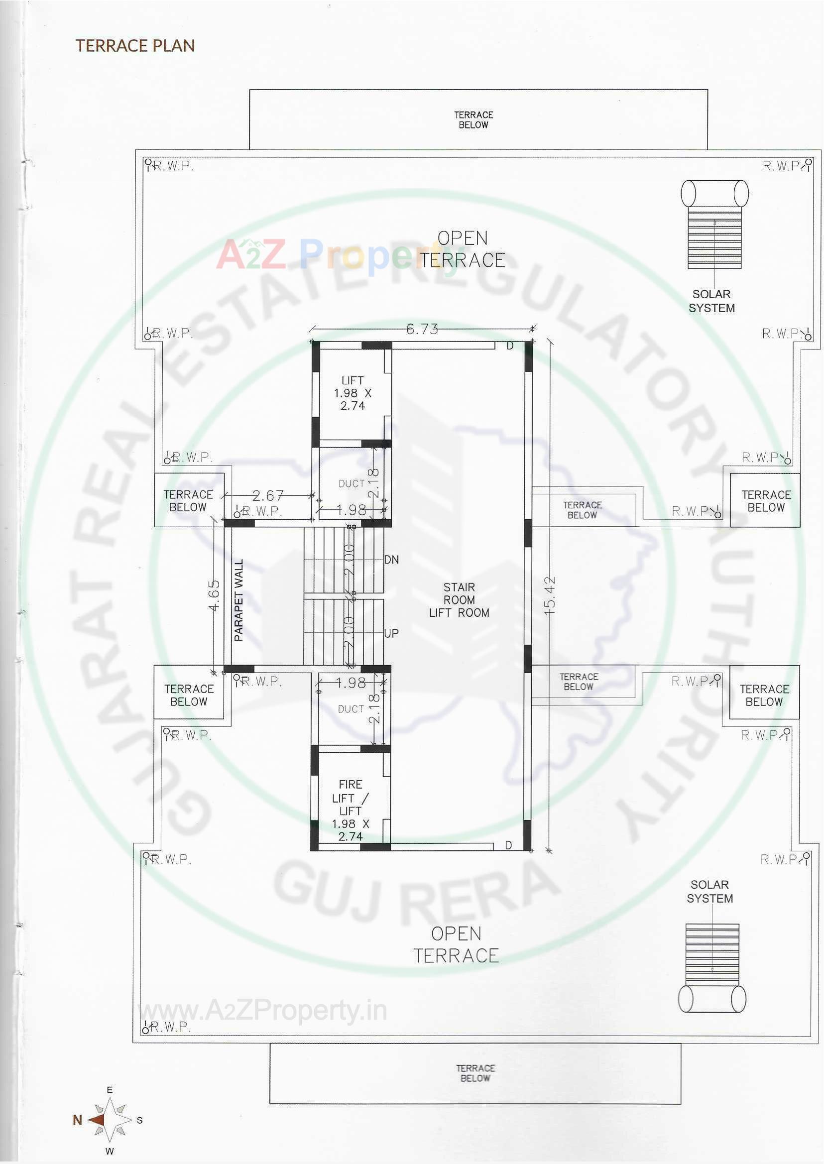  of real estate project Unique Aspire located at Mavdi, Rajkot, Gujarat