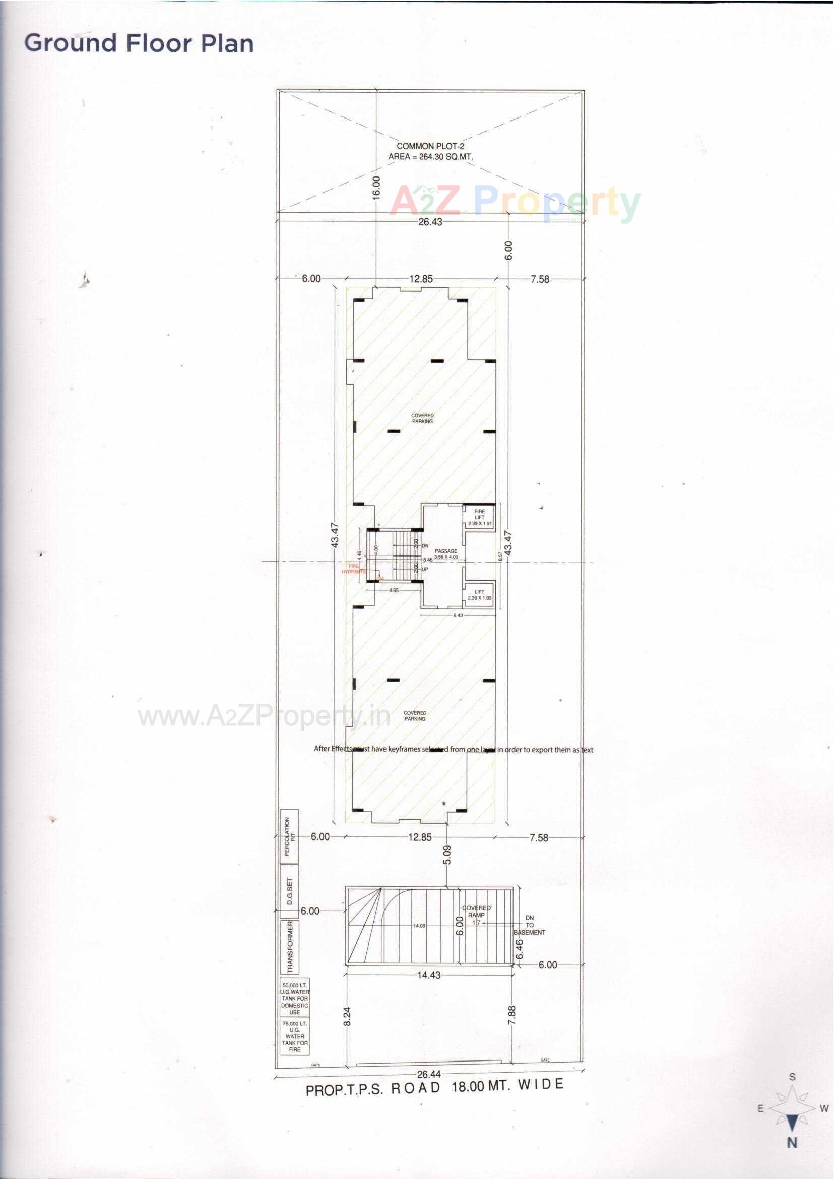  of real estate project Unique Heights located at Mavdi, Rajkot, Gujarat