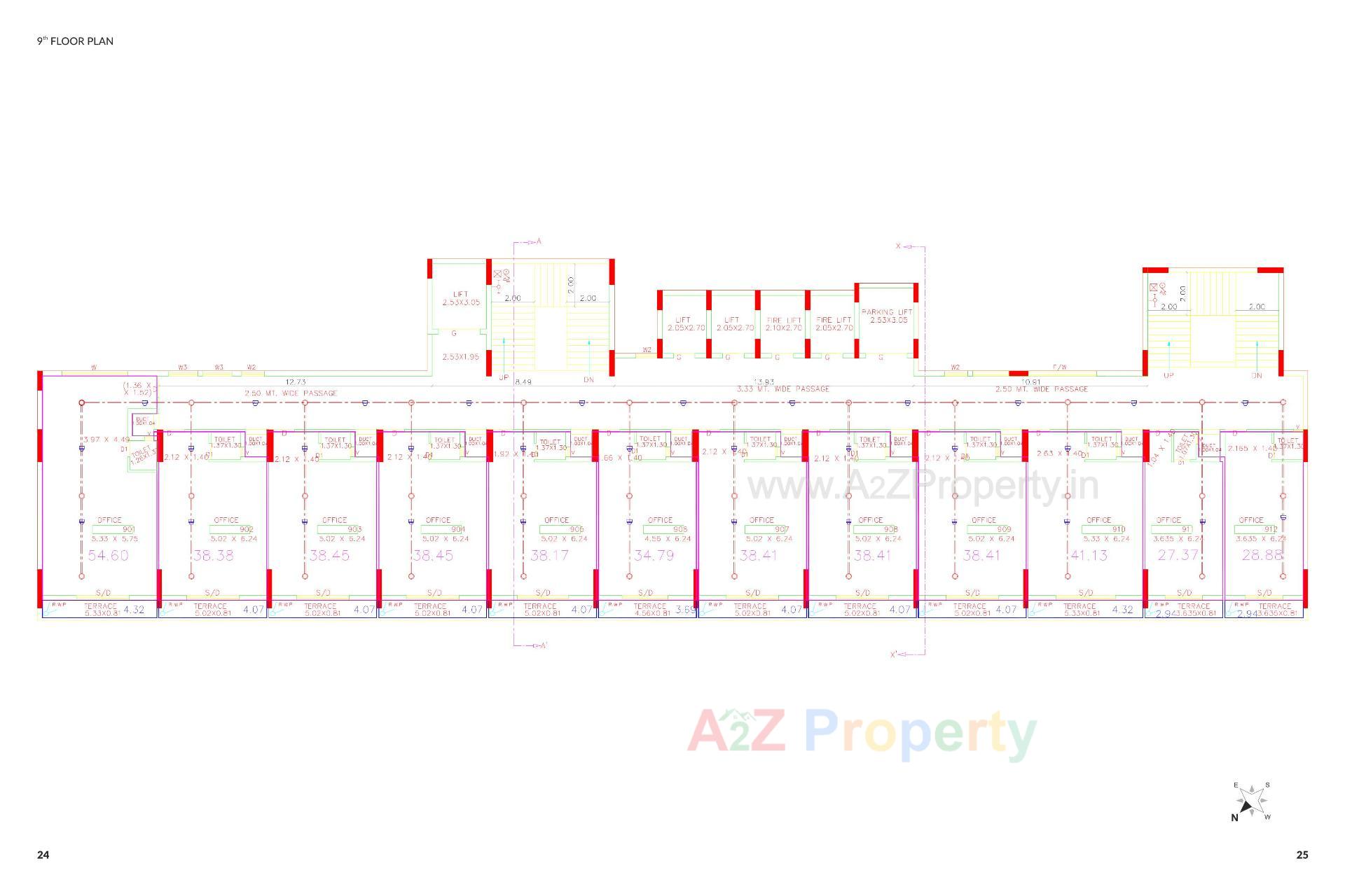 Layout of real estate project Unity Viral located at Rajkot, Rajkot, Gujarat