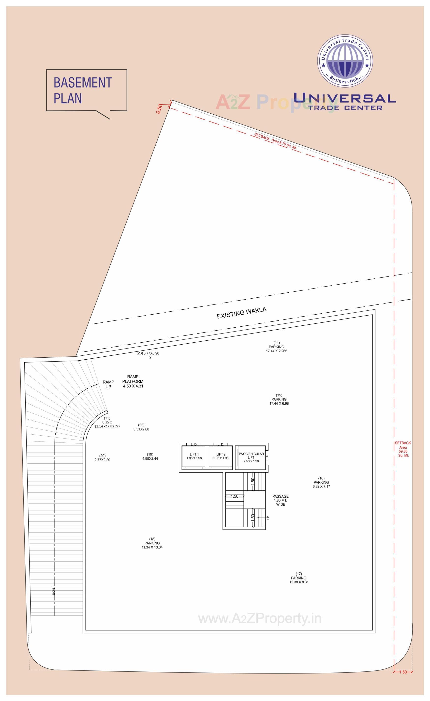 of real estate project Universal Trade Center located at Rajkot, Rajkot, Gujarat