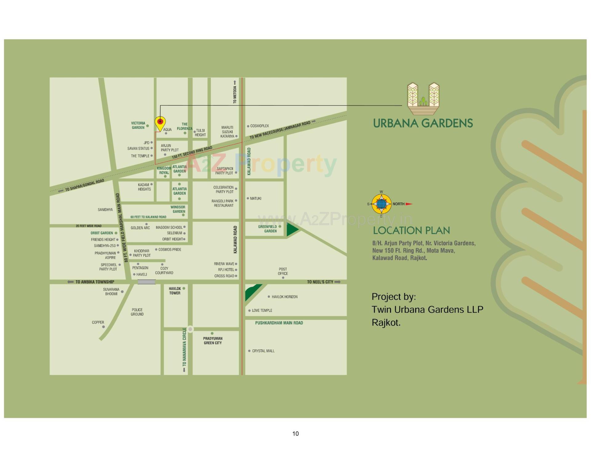 of real estate project Urbana Gardens located at Motamava, Rajkot, Gujarat