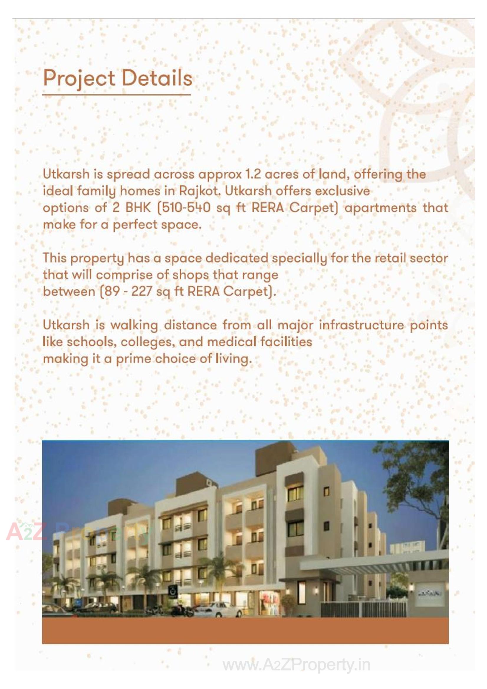  of real estate project Utkarsh Residency located at Ronki, Rajkot, Gujarat