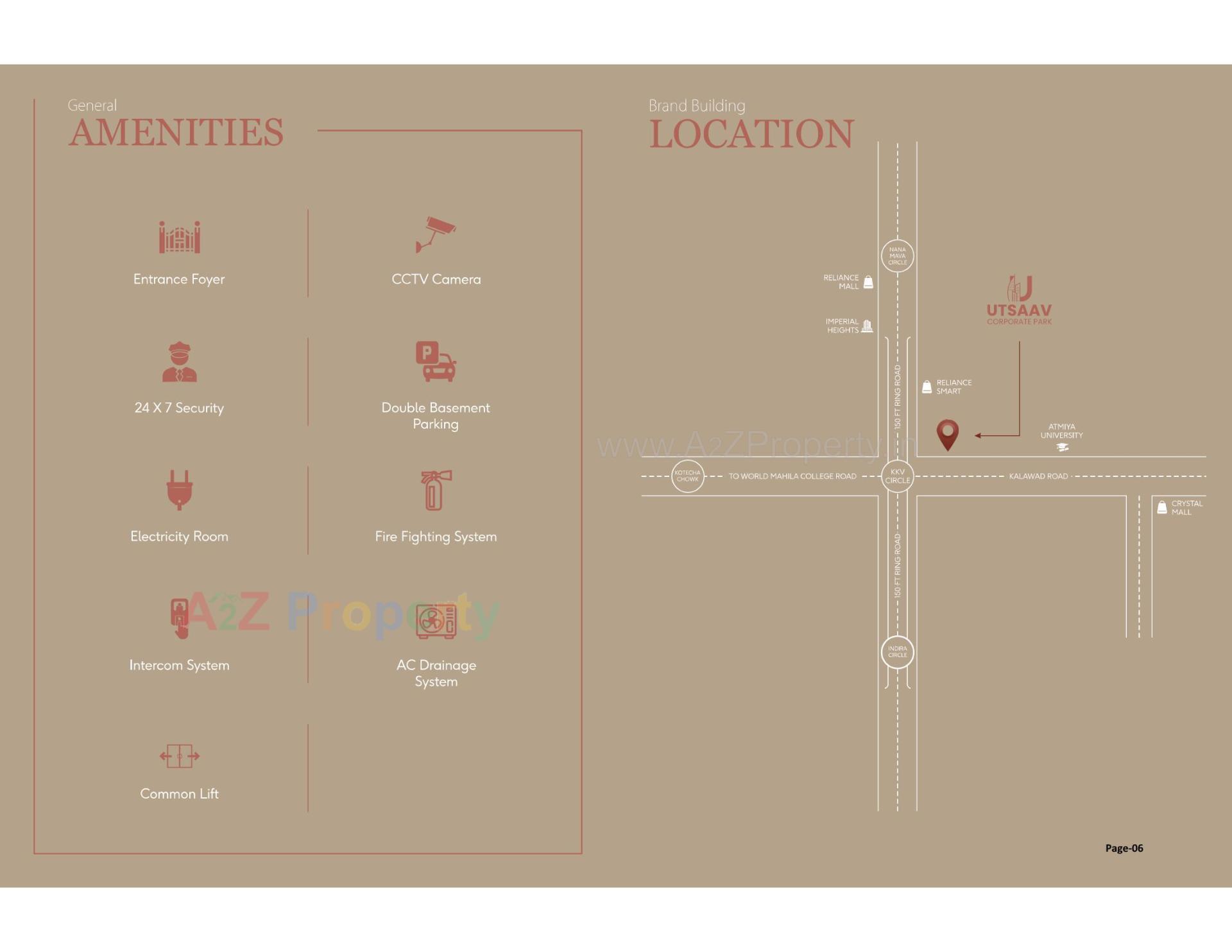  of real estate project Utsaav Corporate Park located at Nanamava, Rajkot, Gujarat
