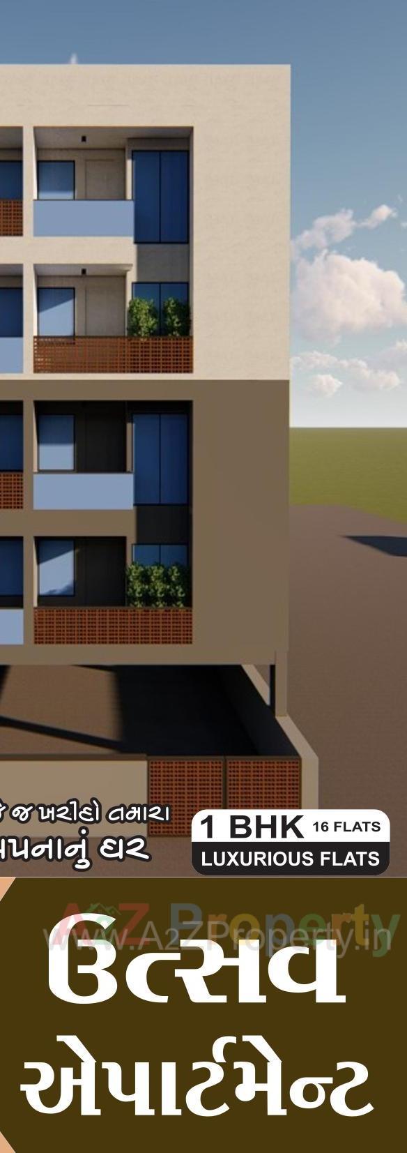 3D Elevation of real estate project Utsav Apartment located at Mavdi, Rajkot, Gujarat