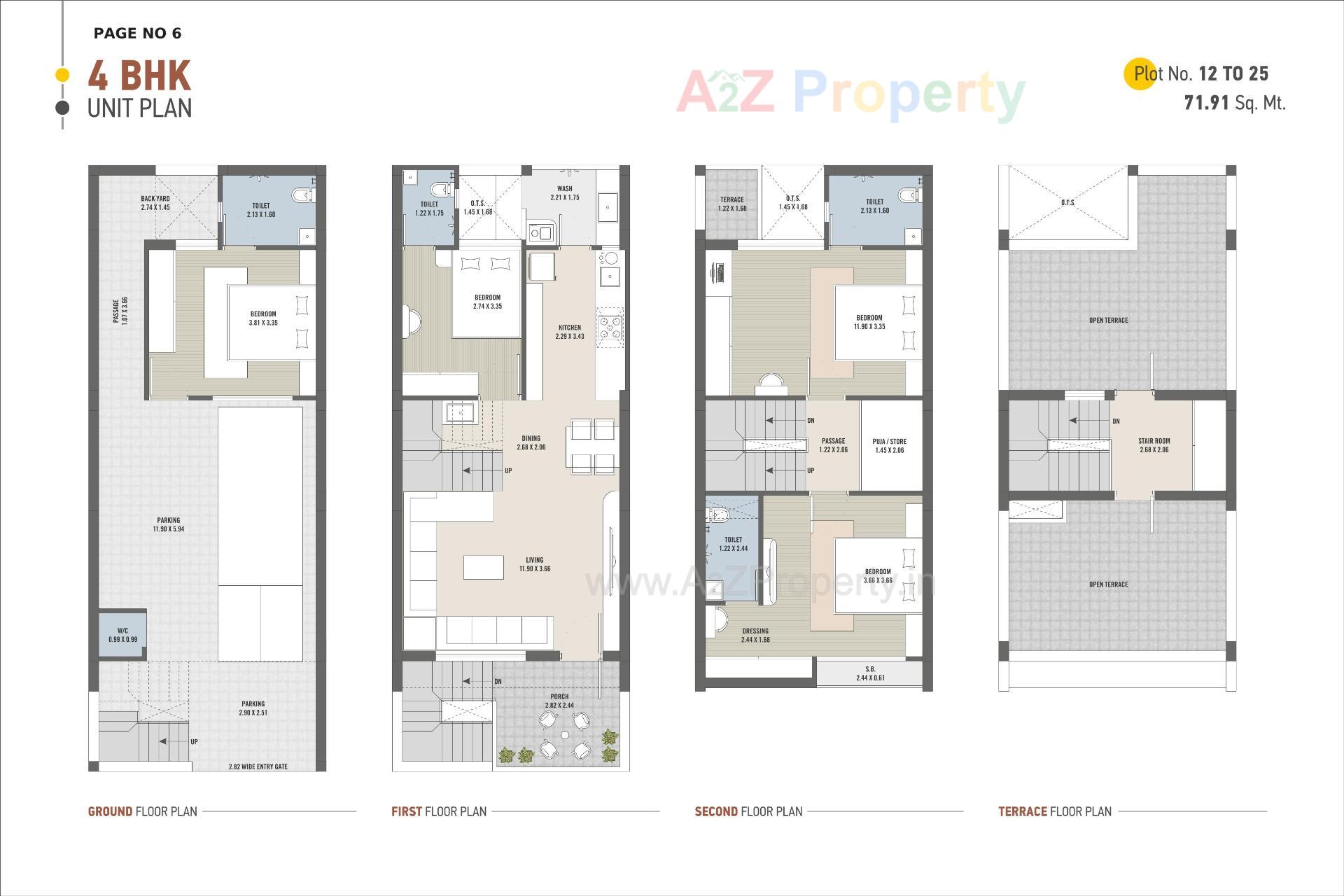 Layout of real estate project Vaikunth Villa located at Vavdi, Rajkot, Gujarat