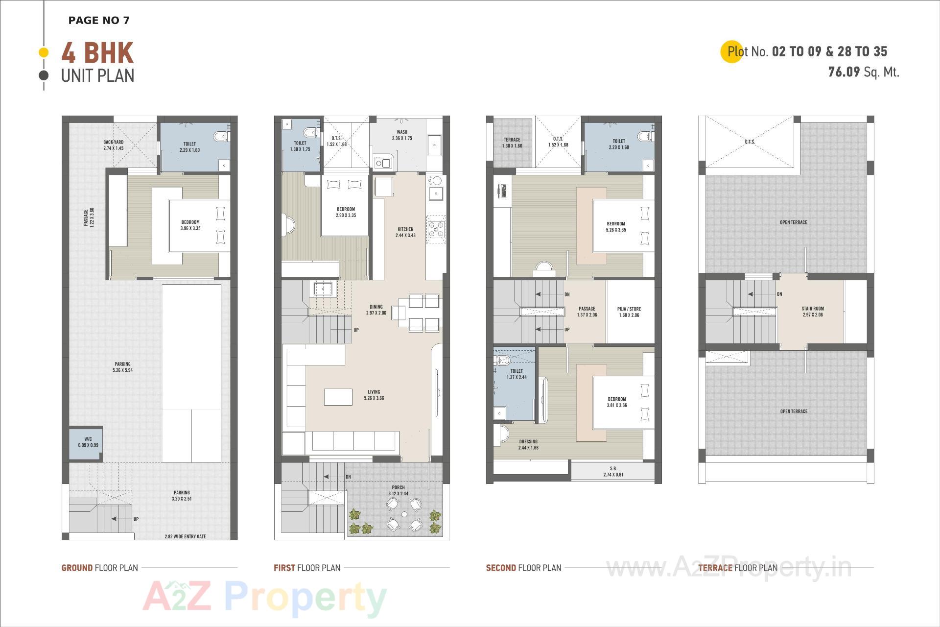 Layout of real estate project Vaikunth Villa located at Vavdi, Rajkot, Gujarat