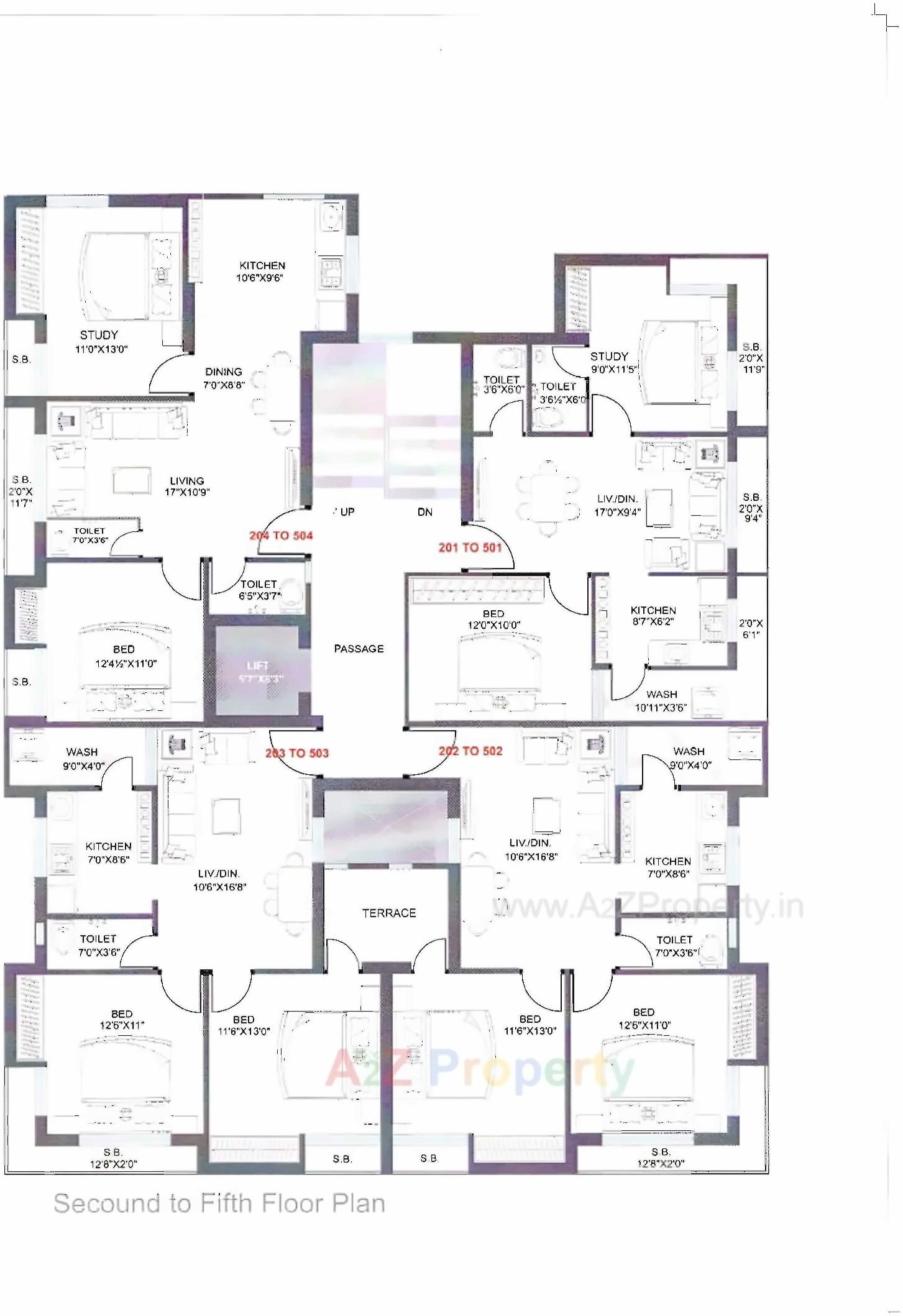 Layout of real estate project Vallabhashray located at Rajkot, Rajkot, Gujarat