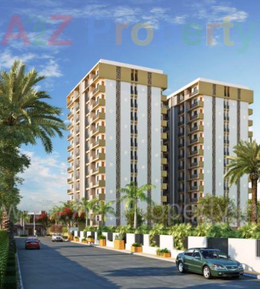 3D Elevation of real estate project Vandana Heritage located at Rajkot, Rajkot, Gujarat