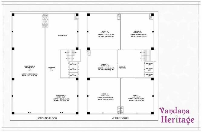  of real estate project Vandana Heritage located at Rajkot, Rajkot, Gujarat