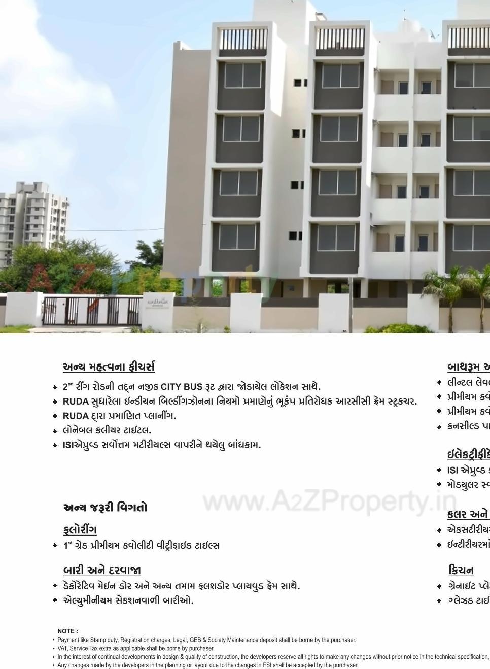 3D Elevation of real estate project Vardhman Avenue located at Ghanteshwar, Rajkot, Gujarat
