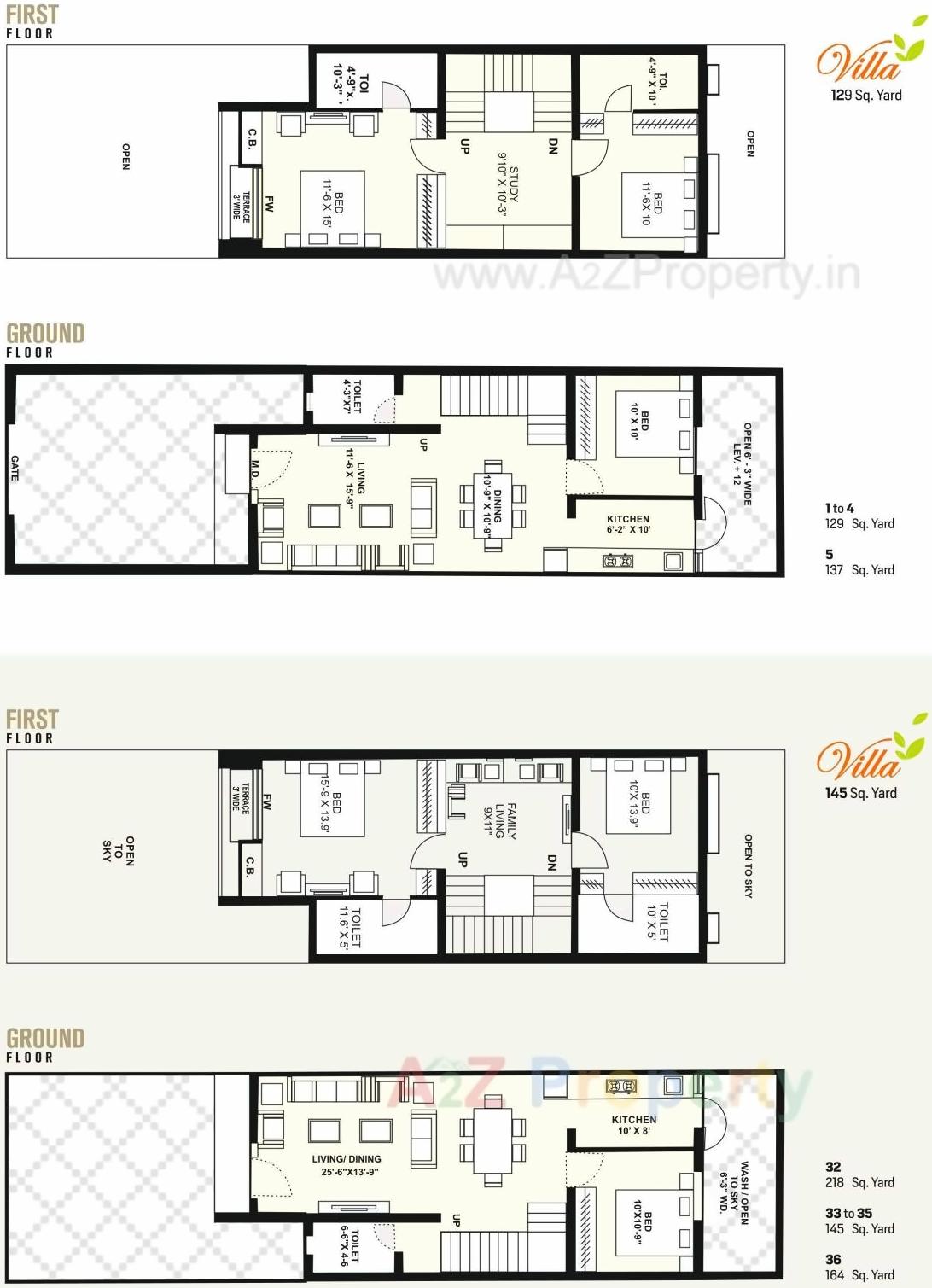 Layout of real estate project Vardhman Villa located at Ghanteshwar, Rajkot, Gujarat