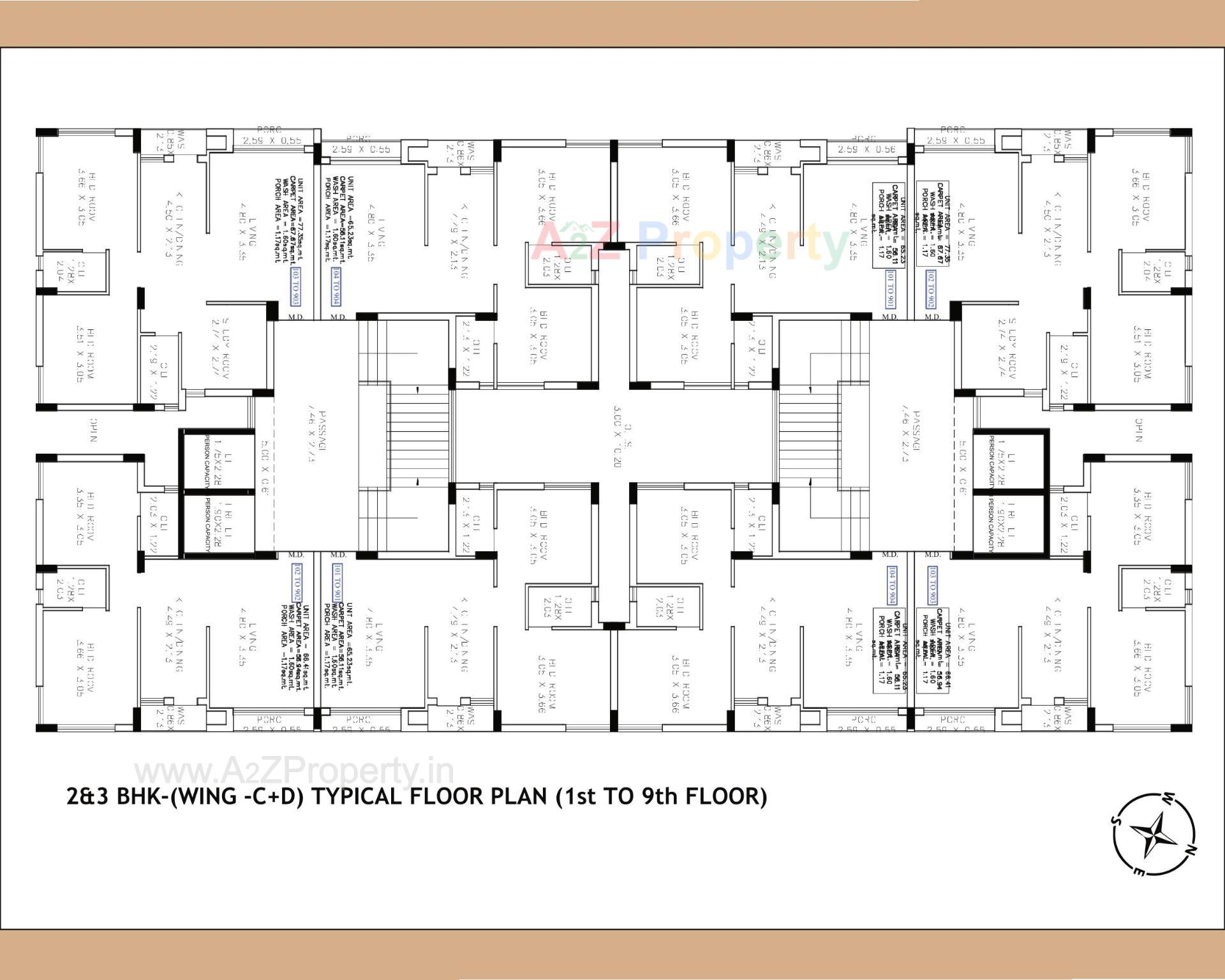 Layout of real estate project Vasant Exotica located at Raiya, Rajkot, Gujarat
