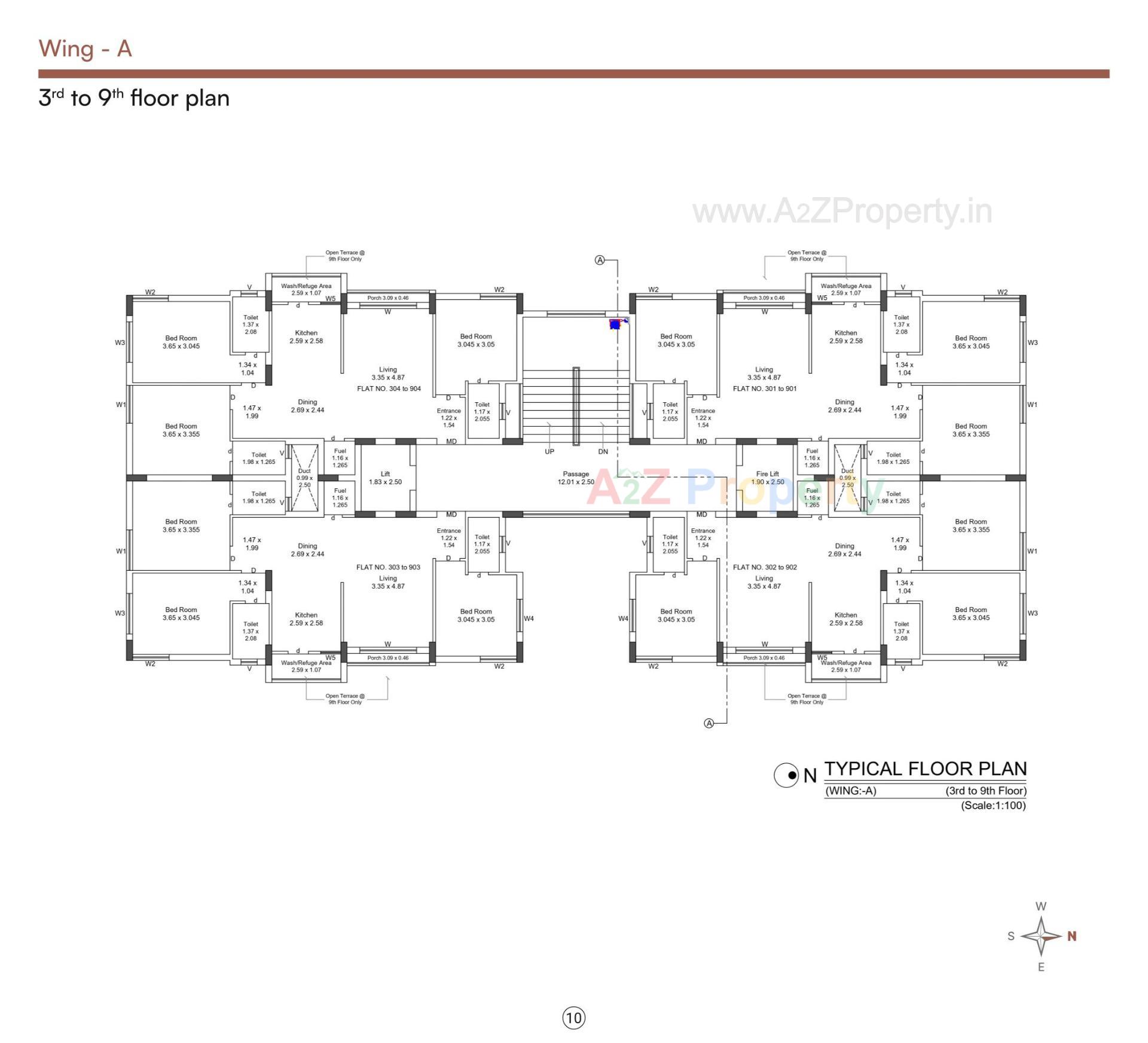 Layout of real estate project Vasant Iconic located at Mavdi, Rajkot, Gujarat